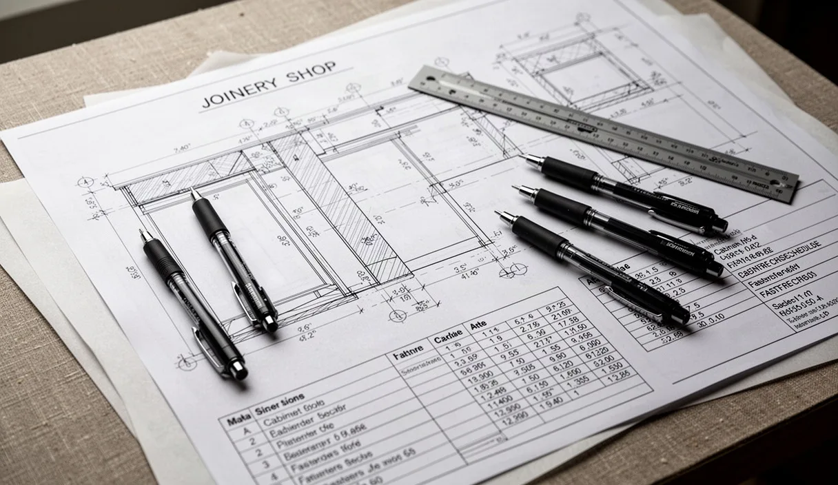 Technical Drawing Standards for Custom Millwork Assemblies