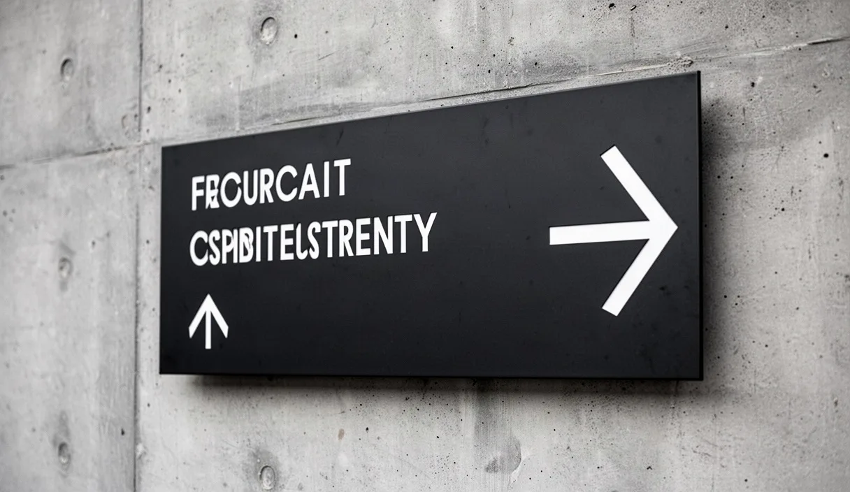 Wayfinding Typography: Signage Legibility and Viewing Distances